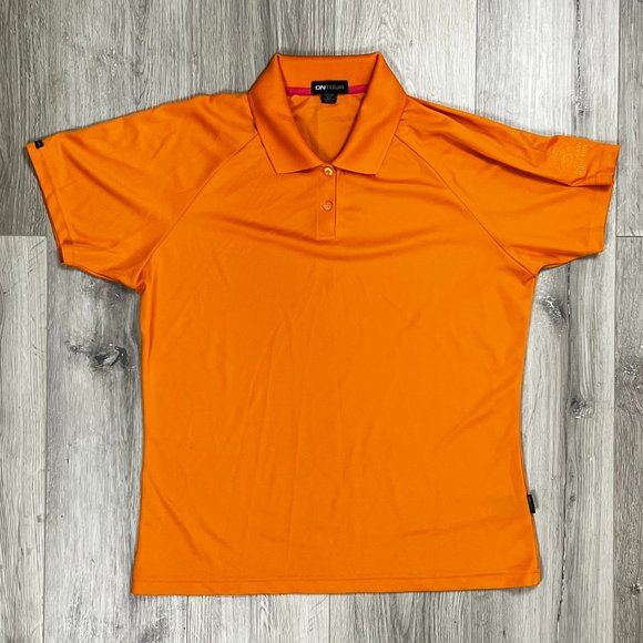 OnTour Vintage Orange Medium Polo Shirt - Picture 1 of 7